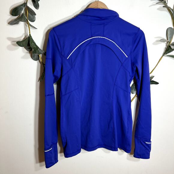 Kirkland Signature Blue Full Zip Athletic Sweatshirt - Picture 4 of 4